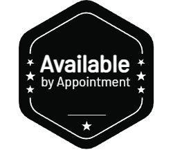 Available by  Appointment badge